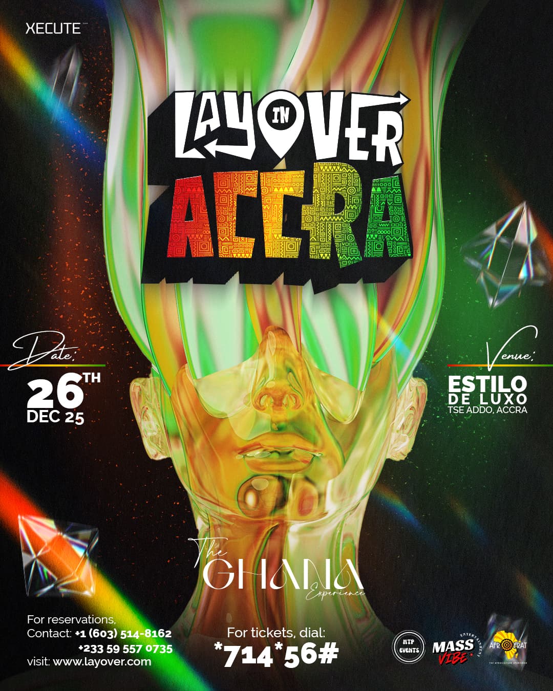 Layover in Accra Event Flyer